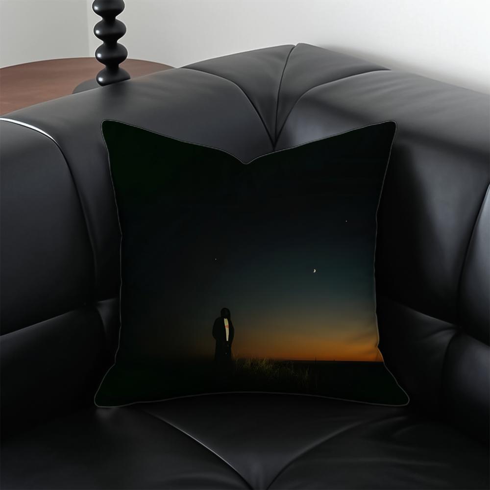 Rapper DDestroy Lonely Cushion Cover Pillow Case Antidustmite Invisible zipper silky plush cushion