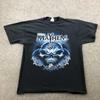 Футболка Rockstar Mayhem Festival Мужская Размер L Черная 2008 Тур Череп Розы Y2K VTG