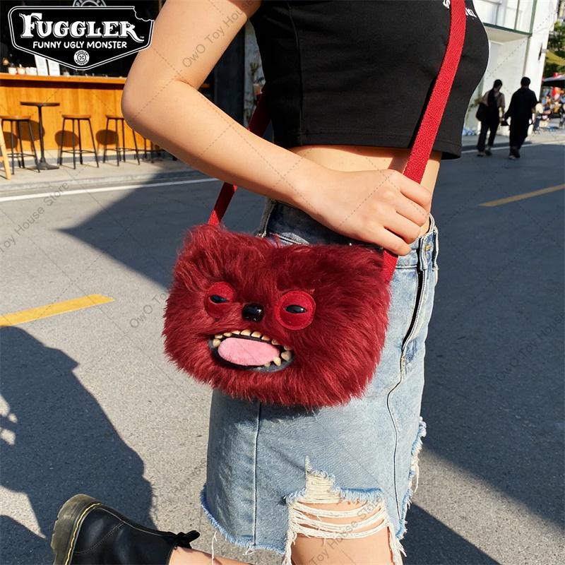 Плюшевые игрушки Монстры с кривыми зубами Сумки на плечо Fugglers Странный тип с большими глазами Сэр Отрыжка Куклы-плюш Сумки через плечо