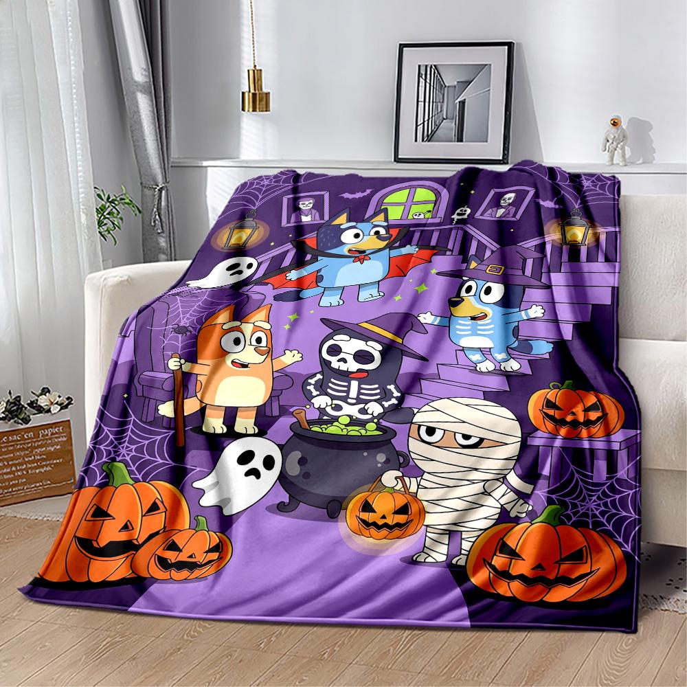 Blue Dog Adventure Blanket Soft Warm Cozy Great for Couch Livingroom Sofa for All Occasions Warmthful Decor Birthday Christmas Gift Blanket