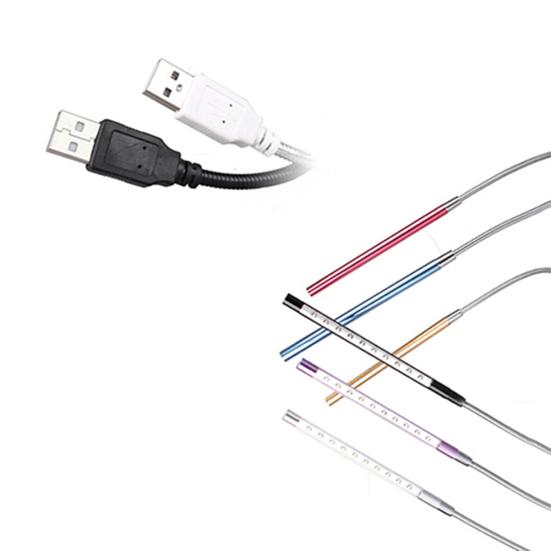 Гибкий ночник с 10 светодиодами для USB-подсветки клавиатуры, для чтения, для ноутбука, ПК