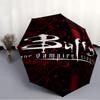 Buffy the Vampire Slayer1 Print Automatic Umbrella, 8 Rib Iron Frame, Plastic Handle, Suitable for Outdoor Travel &Daily , Ideal Gift
