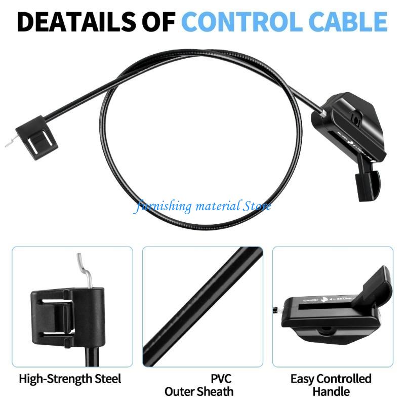 Y5GD Weatherproof Lawn Spreader Cable Assembly Flexible PVC Construction Universal Compatibility Effortlessly Installation