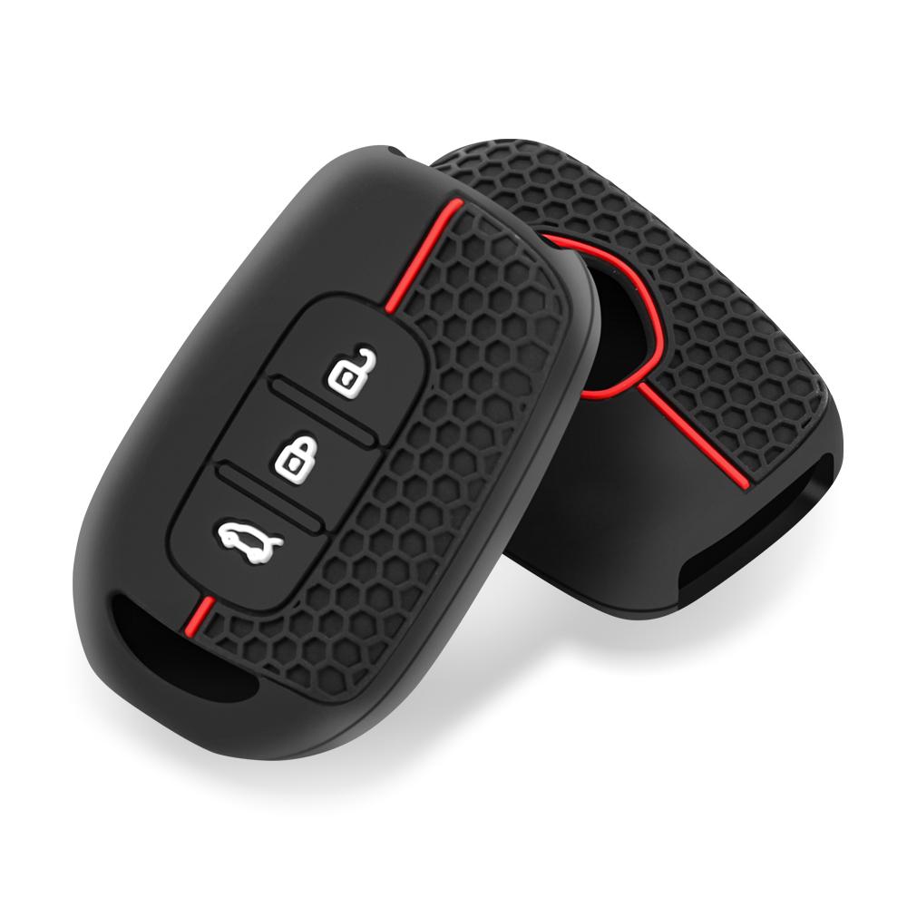 Силиконовый чехол для автомобильного ключа для Dacia Logan 2021 для Renault tWingo 3 duster captur logan laguna scene key cover remote shell