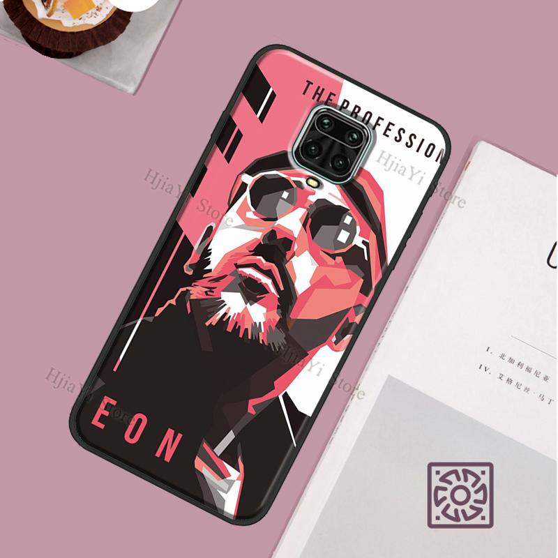 Leon The Professional For Redmi 10 9 9A 9C 9T Funda For Redmi Note 10 Pro 10S 9S 11S Note 9 8 11 Pro Soft Case