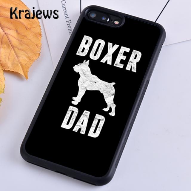 Мягкий чехол для телефона Krajews Cute Boxer Dog для iPhone 14 5s 6s 7 8 plus X XR XS 11 12 13 pro max Samsung Galaxy S21 S22 ultra