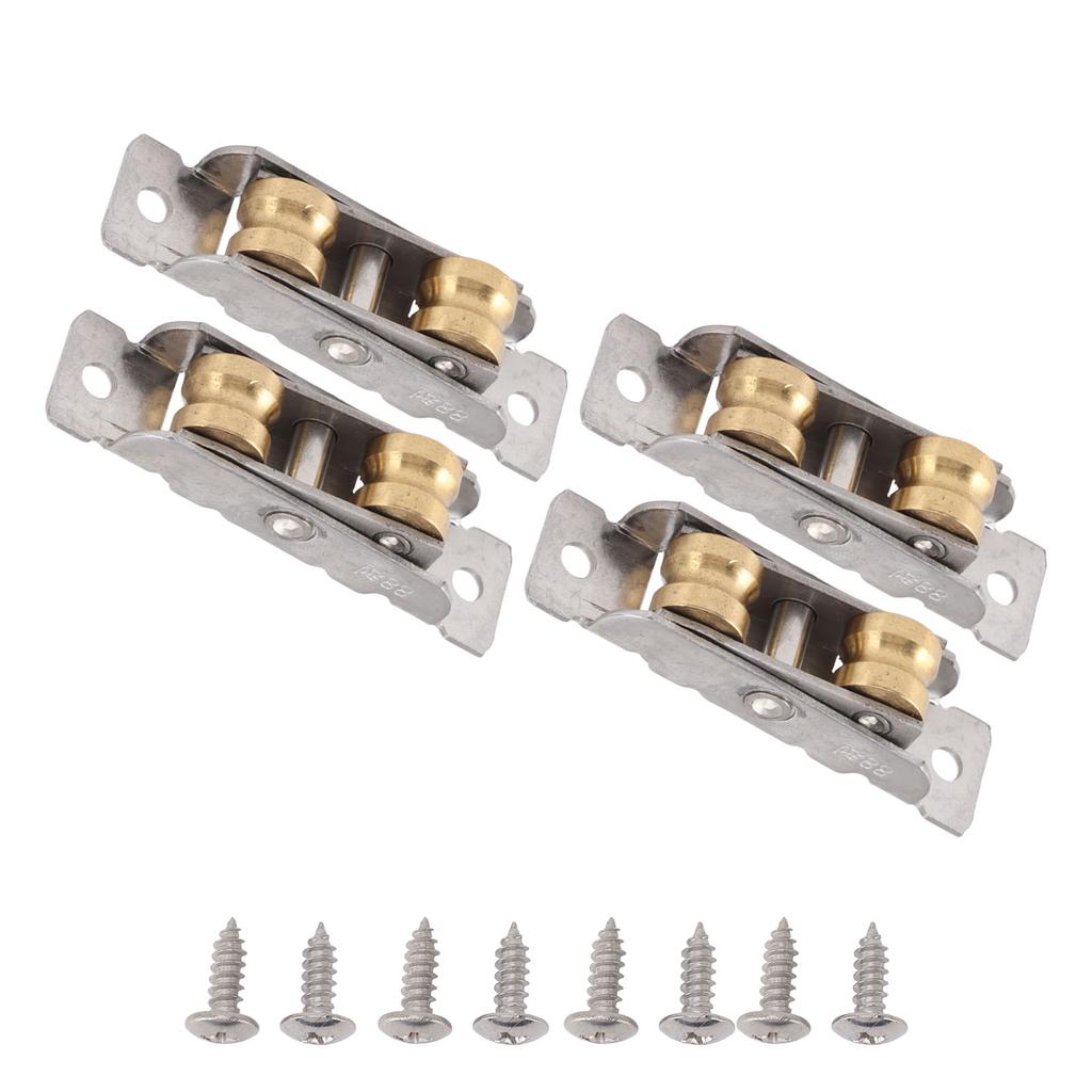 4 комплекта роликов для раздвижной двери патио, сменный узел ролика для раздвижной двери, подшипник типа 88 для дома