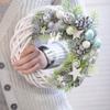 10/22/30 см белый плетеный венок Декор кольцо из ротанга искусственные цветы гирлянда из сушеных цветов рамка аксессуары для рукоделия гирлянда «сделай сам»