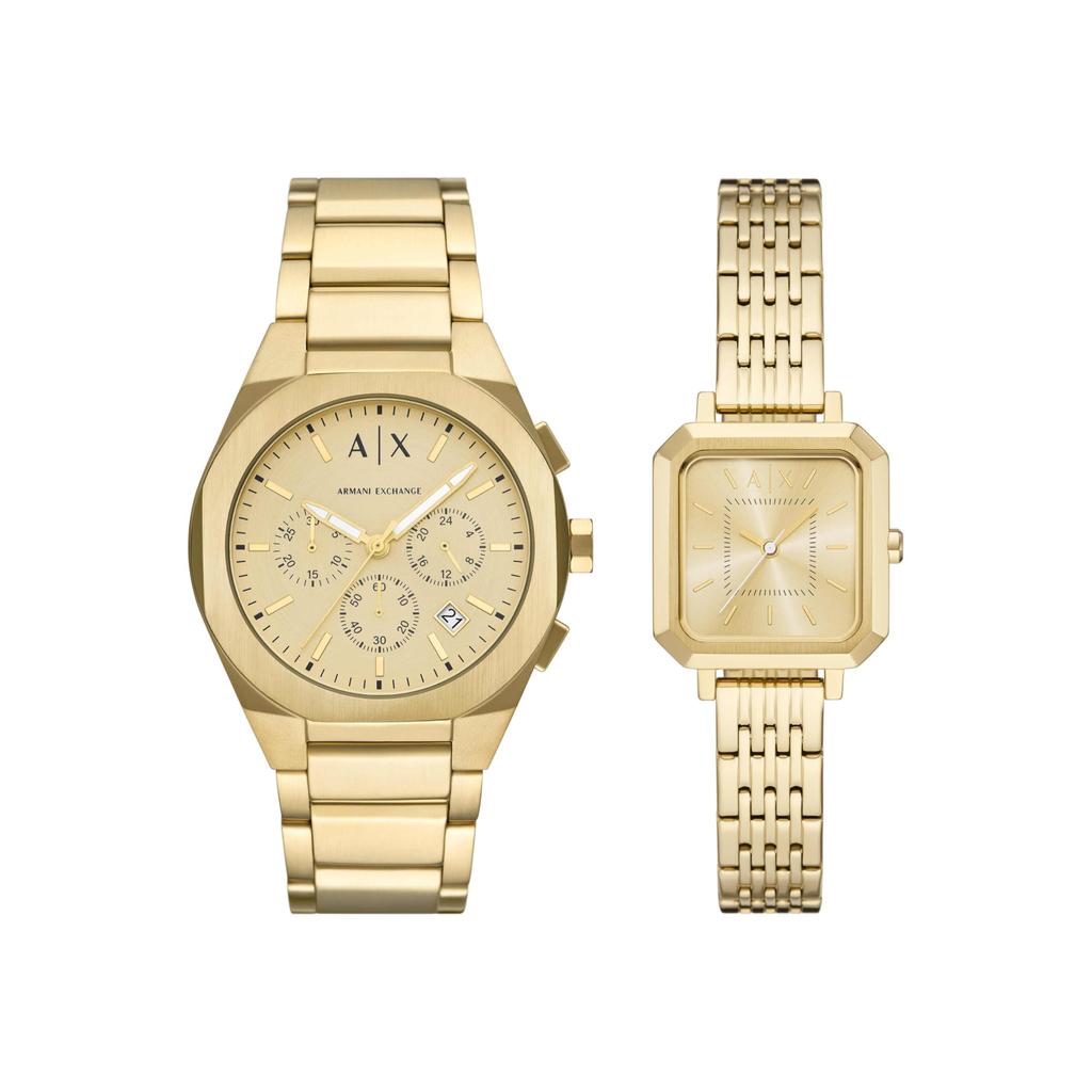 Armani Exchange Sync AX7171SET Gold Watch AX Men's