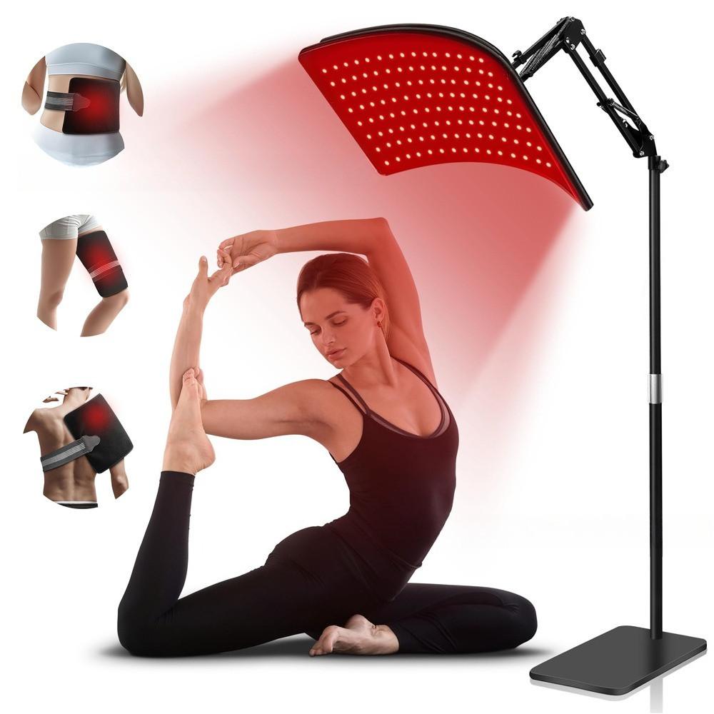 2-in-1 Red Light Therapy Lamp Detachable 850+660NM Infrared Light Device Household 120 LEDS Red Light Therapy Equipment