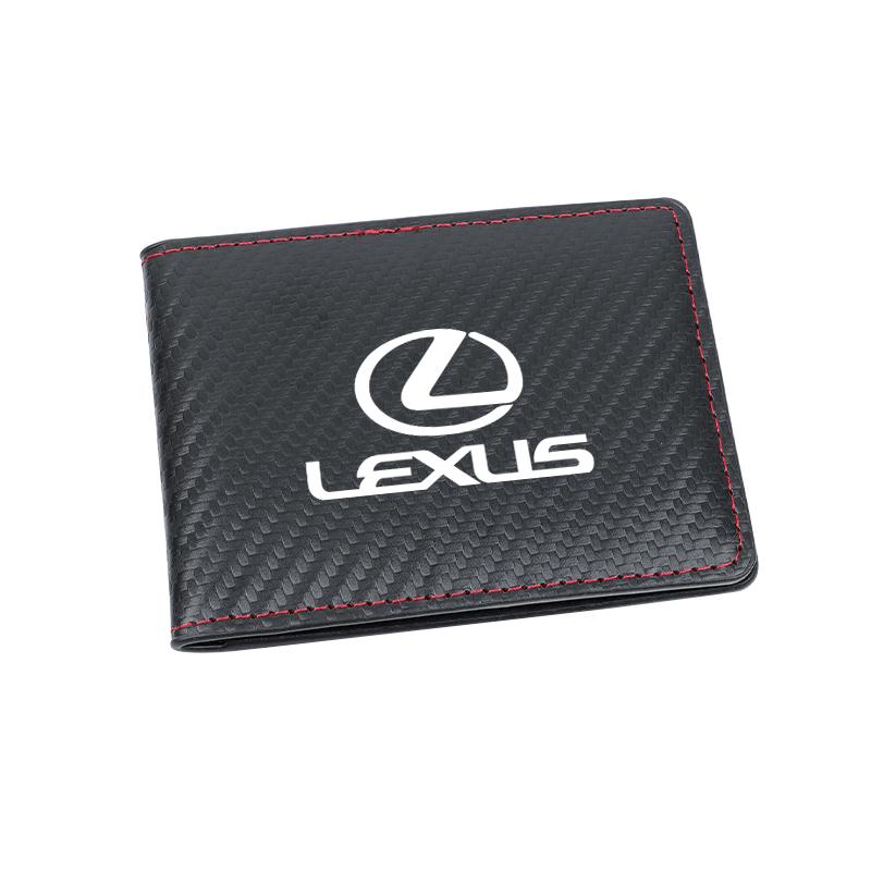 Car Driving Documents Case Purse Credit Card Holder Wallet For Lexus RX330 IS250 Ct200h ES300h Passport Holder Card Bag keychain UA9