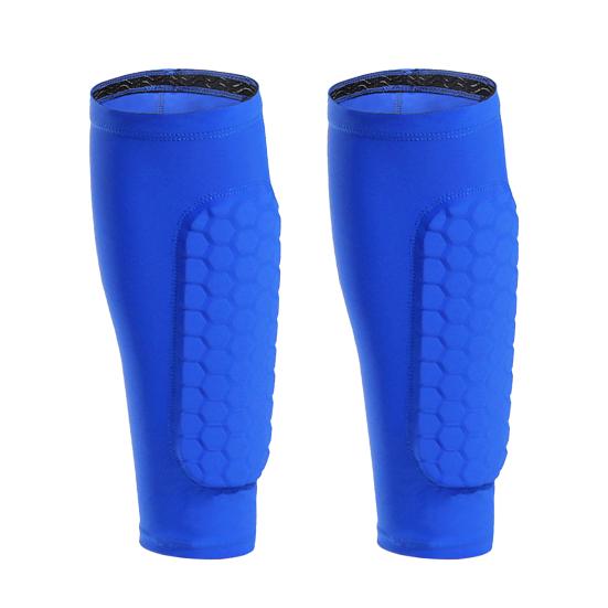 1 Pair Soccer Shin Guards Adults Impact Protection Shin Guards with Honeycomb Pads Anti-Slip Ski Shin Pads for Football Rugby Tennis