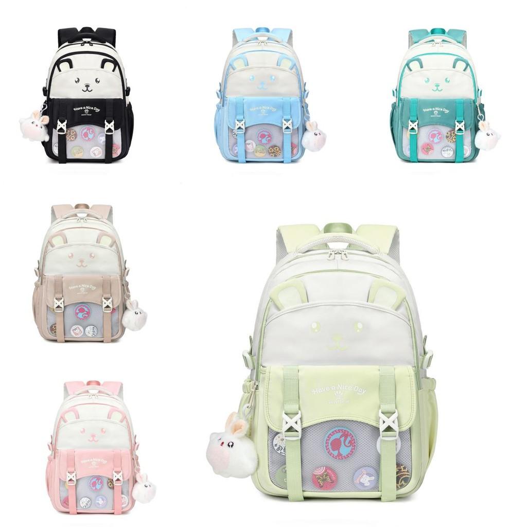 Cartoon Capacity Large Backpack Student Backpack Womens Leisure Use Educational