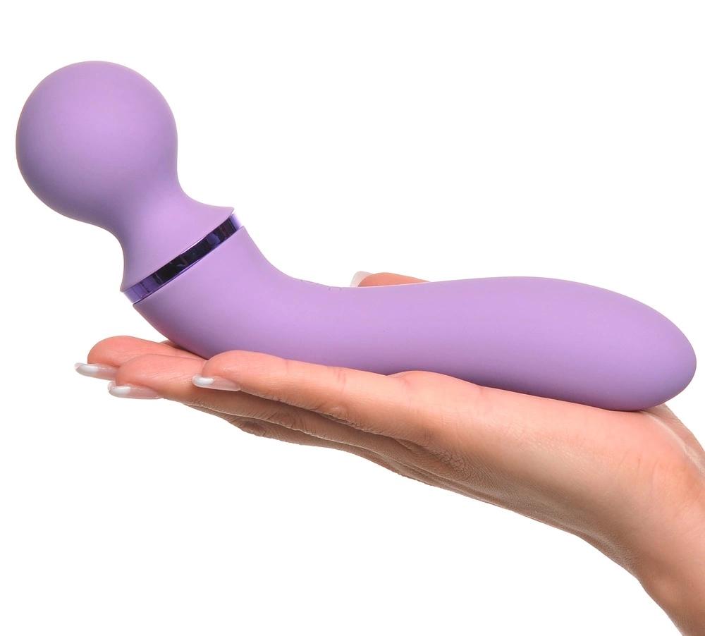 Fantasy For Her - Massager and Vibrator in One Purple 19.5cm