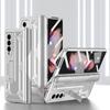 Противоударный складной чехол-сумка для Samsung Galaxy Z Fold 4 5 5G Fold3 Fold4 Fold2 Fold5 Fold 3 2 Zfold4 Передняя стеклянная пленка Coque