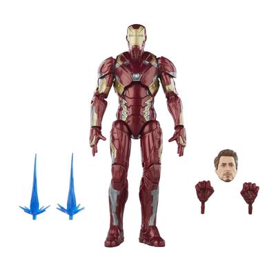 Hasbro Marvel Legends Серия Железный Человек Марк Бесконечность Гражданская Америка Фигурка Действия Marvel Legends Фигурка Действия Оригинальная 46, Сага Война/Капитан 6-дюймовая Фигурка,