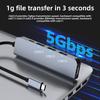 5 In 1 USB C Hub HDMI Adapter USB 3 0 Ports for Laptop Monitor Projection Multi Port Type C Dock
