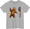 Funny Bear Playing Darts TShirt Grizzly Animal Darts Player Sports Tee Gift