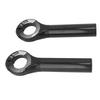 1 Pair Handlebar Ends with Covers Carbon Fiber Handle Grip Ends for 22.2mm Diameter Bar Mountain