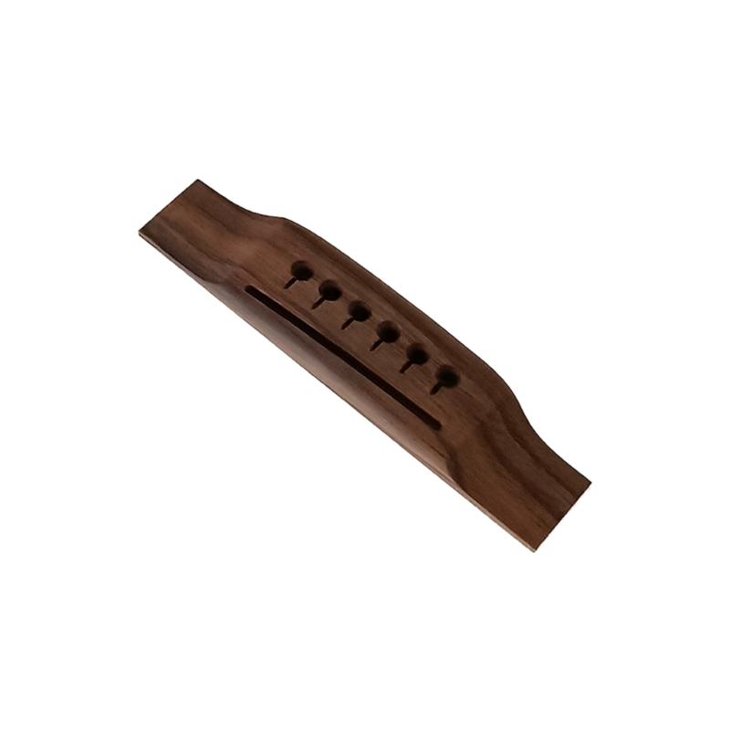 Rosewood Saddles Through Guitar Bridge Acoustic Guitar Wood Rosewood Bridge Pin Saddles Nut Guitar Replacement Part