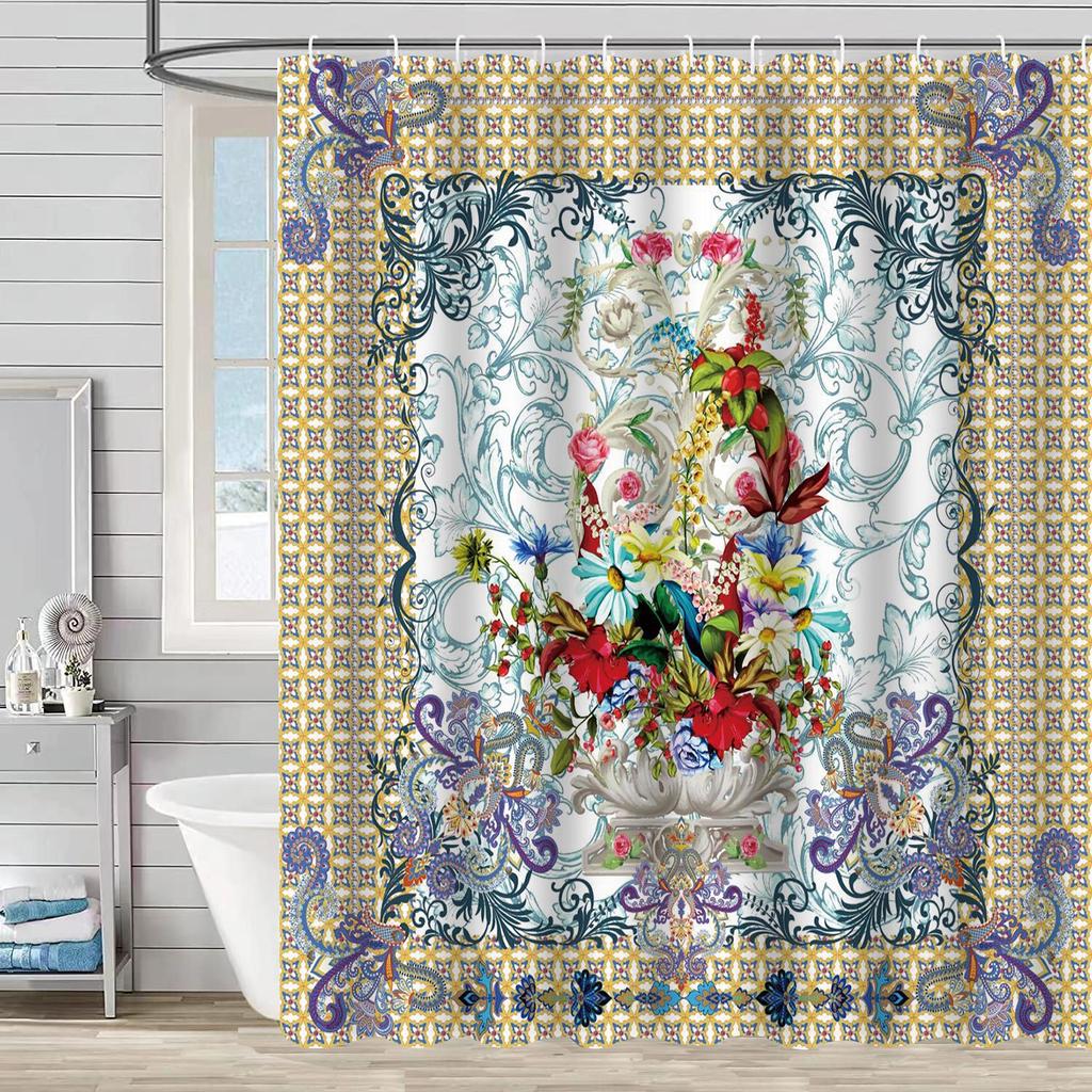 JINRUN утолщенная водонепроницаемая занавеска для ванной комнаты, устойчивая к плесени, занавеска для душа, занавеска для душевой перегородки, занавеска для душа, занавеска для ванной комнаты, бесплатная перфорация