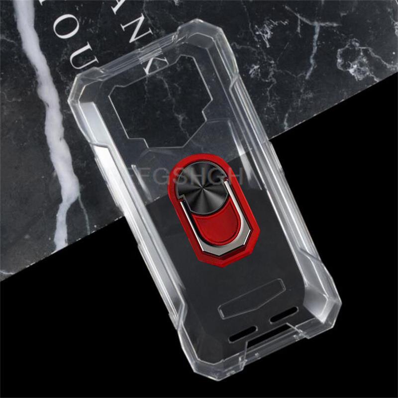 For Doogee S89 Pro DoogeeS89 6.3" 2022 Case Back Finger Ring Soft TPU Silicone Case For Doogee S89 Bracket Phone Cover