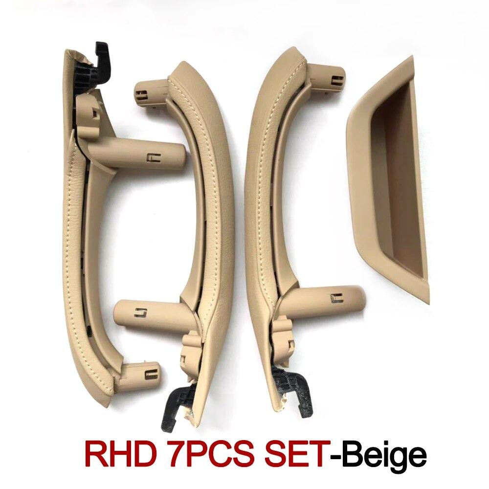 Левый правый водительский автомобильный салон, дверная ручка, кожаный чехол, комплект замены для BMW X3 X4 F25 F26 2010-2016