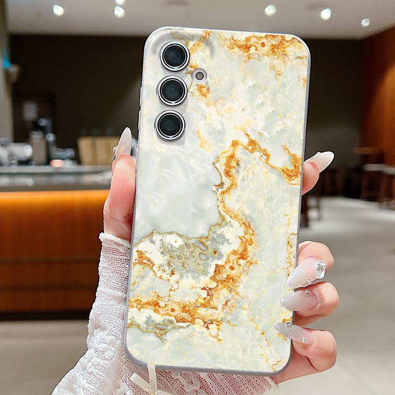 Склейка Мраморный Рисунок Чехол Для Samsung A18 A57 A37 A17 A56 A36 A26 A16 A55 A35 A25 A15 A54 S21 FE S22 S23 S24 Plus S25 S26 Ultra Силиконовый Чехол