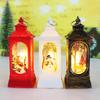 1-4PCS Christmas Santa Lantern Wind Lights Elk Snowman Decorations Night Lights Desktop Merry Christmas Decoration for Home