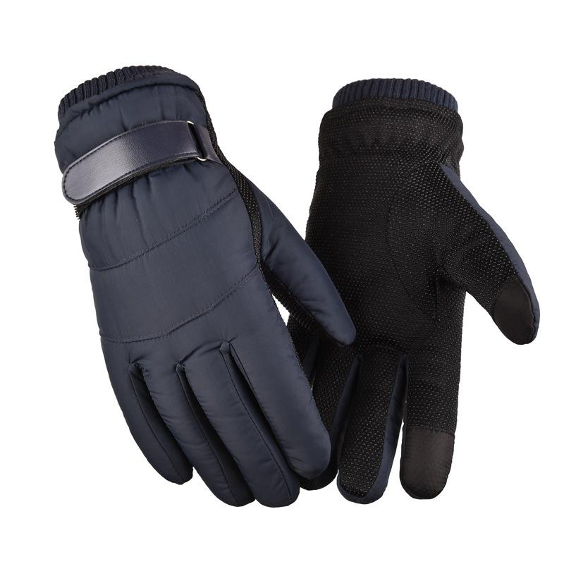 Men Winter Gloves Touchscreen Fleece Warm Waterproof Ski Sports Windproof Gloves