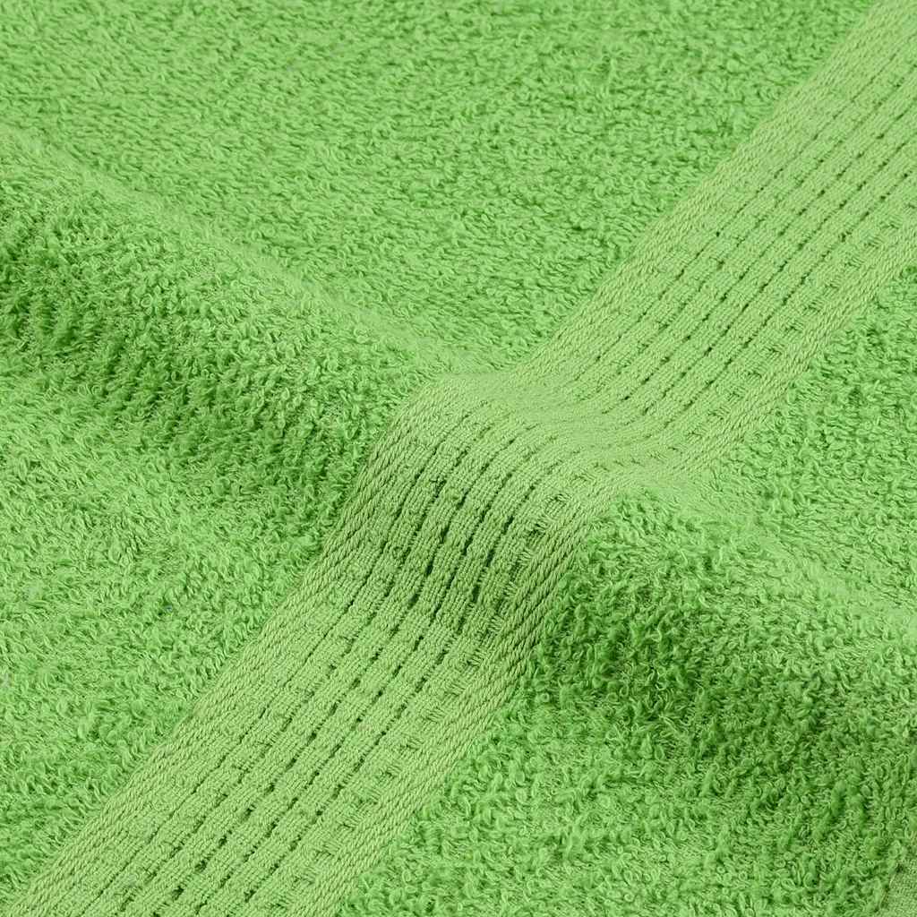 Vidaxl Ręczniki Hotelowe, 2 Szt, Zielone, 30X50 Cm, Bawełna 100%