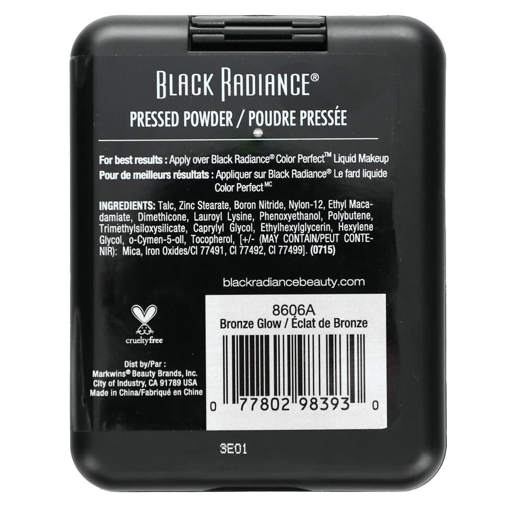 Black Radiance Прессованная пудра, 8606A Бронзовое сияние, 0,28 унции (7,8 г)