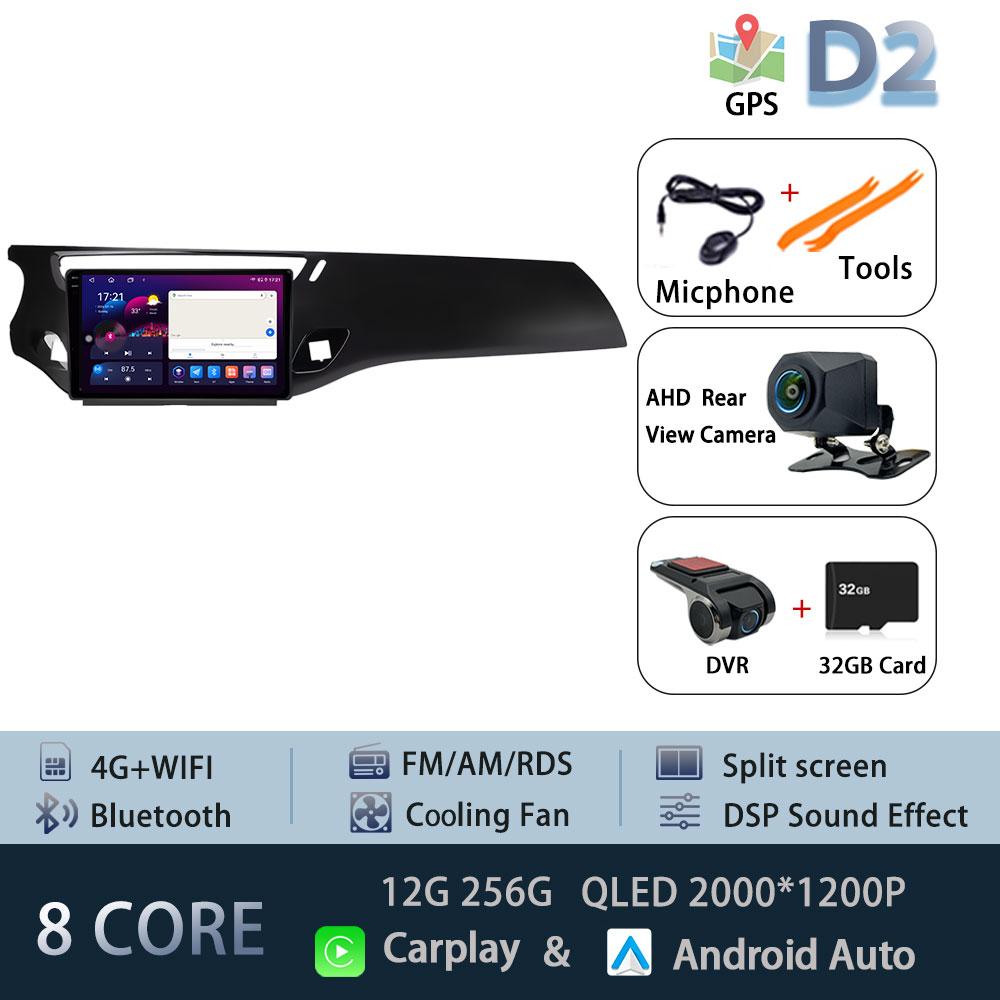 Android 15 Car Radio For Citroen C3 DS3 2010-2016 5G WIFI Head Unit Navigation Autoradio DSP BT Wireless Carplay Auto 4G