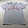 Винтажная футболка Alabama Crimson Tide Мужская L Серая Russell Athletic NCAA 90-е