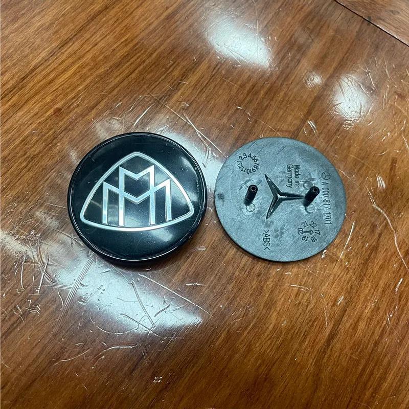 Автомобильная наклейка 2026 Новая Для Benz НОВАЯ ДЛЯ Mercedes Benz Черный Хромированный Значок Эмблема Передний Двигатель 57 мм A0008171701