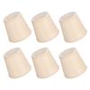 6Pcs Fabric Lamp Shades Household Modern E14 Clip On Lampshade for Chandeliers Table Lamps