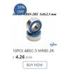 High quality 10pcs ABEC-5 608ZZ Deep groove ball bearing 608 ball Bearing 608 2Z metal Sealed 608 608Z 608ZZ 8*22*7MM