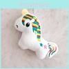Soft Unicorn Plush Toy Pendant With Sealed Velvet Fabric For Gift Giving