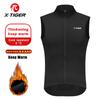 X-TIGER Warm Cycling Vest Windproof Loose Fleece Sleeveless Waistcoat For Mountain Road Bike Winter Reflective Bicycle Vest