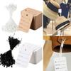 Fasteners Fittings Garment Supplies Snap Lock Hang Tag String Price Tags Hangtags Clothing Label