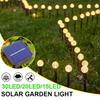 Светодиодная RGB гирлянда на солнечной батарее с 8 режимами 15/20/30 светодиодов, шарики-пузыри, грунтовые светильники для сада, двора, дорожки, свадебного декора