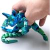 3D-печатная модель лысой кошки Гибкая Реалистичная Сочлененная Животное Фигурка-антистресс Подарки На Пасху, На Рабочий Стол Забавная