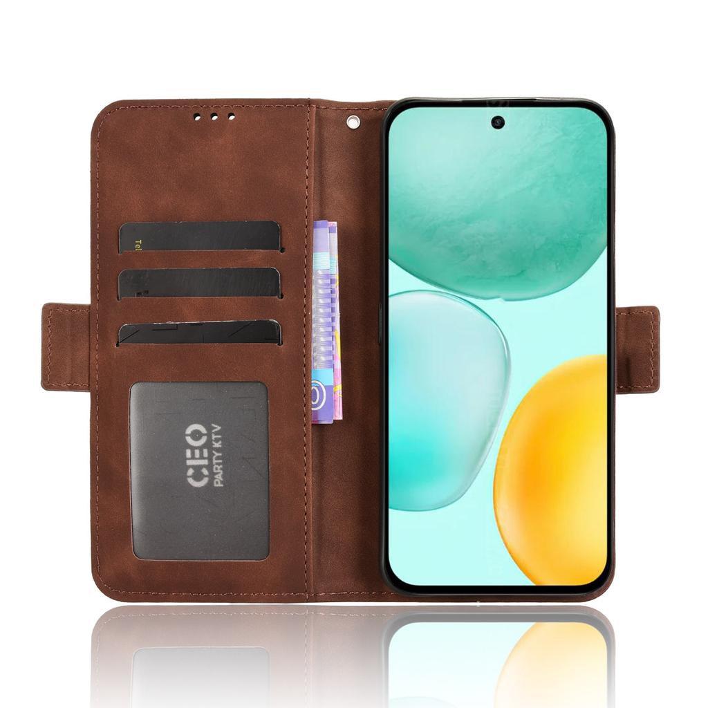For Honor X6c 4G Leather Case Phone Wallet Cover with Multiple Card Slots