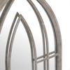 Sand Colored Mirror 70 x 30 cm Iron for Indoor Use
