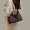 Новая женская сумка-тоут 2025 года Осень-Зима Натуральная Кожа Модная Одноплечевая Сумка-Хобо Большой Вместимости Сумка Через Плечо