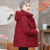 Elderly Women's Plus Size Winter Down Cotton Jacket