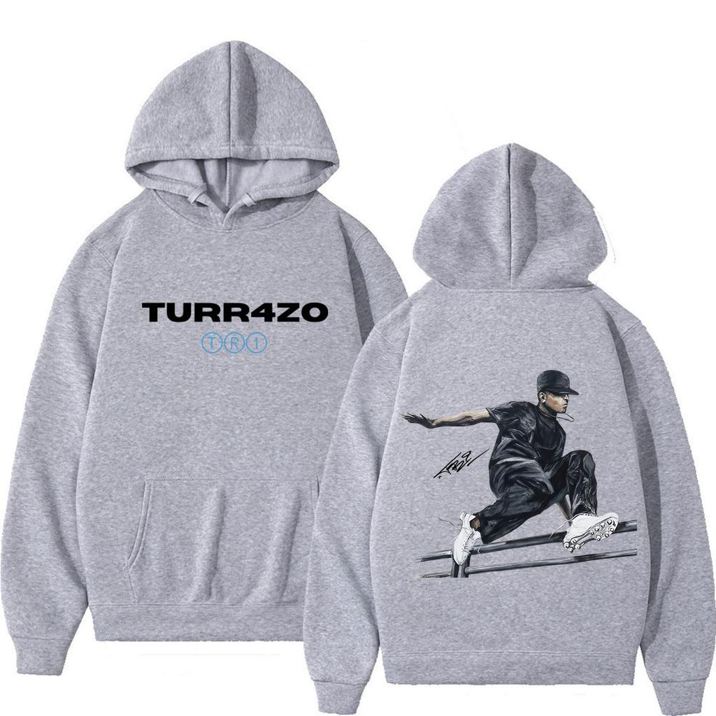 Rapper Trueno Turr4zo Album 2026 Tour Print Hoodie Unisex Fashion Vintage Pullover Winter Loose Casual Hip-hop Sweatshirt