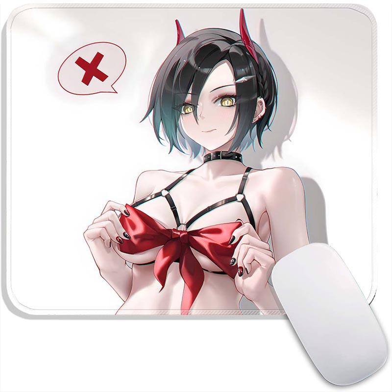 Стандартная игровая поверхность для мыши Аниме Azur Lane Ульрих Эльзас Азума Маленькая игровая поверхность для мыши Дорожная подкладка для мыши Плимут Нескользящие офисные коврики для мыши