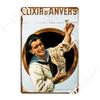 Elixir D Anvers Liqueur Sailors Choice Vintage Belgian Alcoholic Advertisement Metal Plaque Poster Wall Plaque