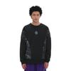 Мужская толстовка Li Ning Wade Series Color Block Round Neck Loose Sweatshirt Black Gray AWDQ693-1
